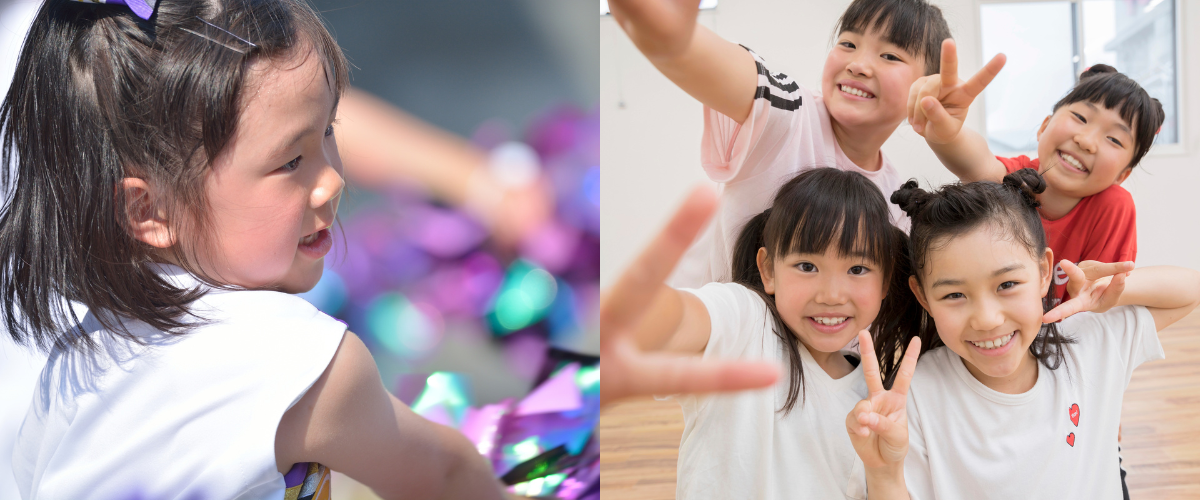 チアダンスのレッスン風景